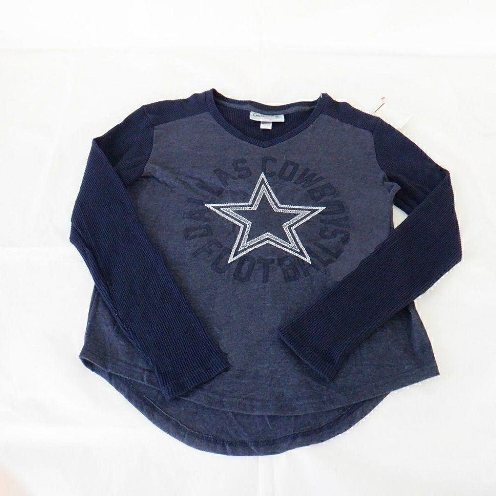NFL Dallas Cowboys thermal L/S blue/gray top